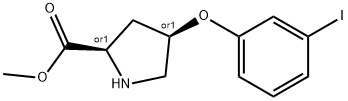 METHYL (2S,4S)-4-(3-IODOPHENOXY)-2-PYRROLIDINECARBOXYLATE Struktur