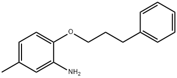 5-METHYL-2-(3-PHENYLPROPOXY)ANILINE Struktur