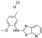 N-(2-METHOXY-5-METHYLPHENYL)[1,3]THIAZOLO[5,4-B]PYRIDIN-2-AMINE HYDROCHLORIDE Struktur