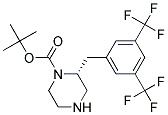 (R)-2-(3,5-BIS-TRIFLUOROMETHYL-BENZYL)-PIPERAZINE-1-CARBOXYLIC ACID TERT-BUTYL ESTER Struktur