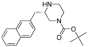 (S)-3-NAPHTHALEN-2-YLMETHYL-PIPERAZINE-1-CARBOXYLIC ACID TERT-BUTYL ESTER Struktur