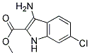 METHYL 3-AMINO-6-CHLORO-1H-INDOLE-2-CARBOXYLATE Struktur