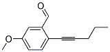 5-METHOXY-2-PENT-1-YNYL-BENZALDEHYDE Struktur