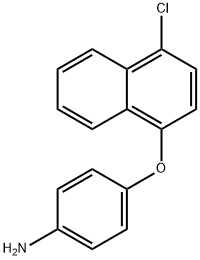 4-[(4-CHLORO-1-NAPHTHYL)OXY]ANILINE Struktur