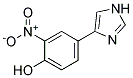 4-(1H-IMIDAZOL-4-YL)-2-NITRO-PHENOL Struktur