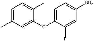 4-(2,5-DIMETHYLPHENOXY)-3-FLUOROANILINE Struktur