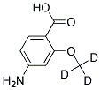 4-AMINO-2-METHOXY-D3-BENZOIC ACID Struktur