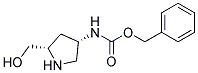 (2S,4S)-2-HYDROXYMETHYL-4-CBZ-AMINO PYRROLIDINE Struktur