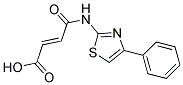 3-(4-PHENYL-THIAZOL-2-YLCARBAMOYL)-ACRYLIC ACID Struktur