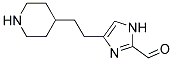 4-(2-PIPERIDIN-4-YLETHYL)IMIDAZOLE-2-CARBALDEHYDE Struktur