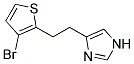 4-[2-(3-BROMO-THIOPHEN-2-YL)-ETHYL]-1H-IMIDAZOLE Struktur