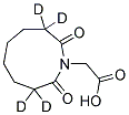 SUBERYL-2,2,7,7-D4-GLYCINE Struktur