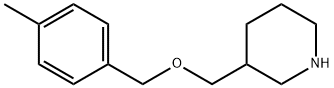 3-([(4-METHYLBENZYL)OXY]METHYL)PIPERIDINE Struktur