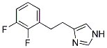 4-[2-(2,3-DIFLUORO-PHENYL)-ETHYL]-1H-IMIDAZOLE Struktur