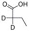 BUTYRIC-2,2-D2 ACID 98% Struktur