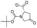 N-BOC-4-OXO-L-PROLINATE Struktur