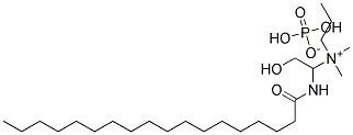 Stearamido Propyl Dimethyl-B-Hydroxy Ethyl-Ammonium Hydrogen Phosphate Struktur