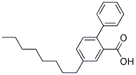 4-N-Octyldiphenylcarboxylic Acid Struktur