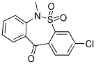 3-Chloro-6,11-Dihydro-6-Methyl-5,5,11-Trioxodibenzo[C,F][1,2]Thiazeptine Struktur