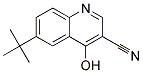 6-tert-Butyl-4-hydroxy- quinoline-3-carbonitrile Struktur