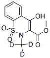 METHYL-4-HYDROXY-2-METHYL-D3-2H-1,2-BENZOTHIAZINE-3-CARBOXYLATE 1,1-DIOXIDE Struktur