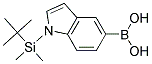 N-TERT-BUTYLDIMETHYLSILYLINDOLE-5-BORONIC ACID Struktur