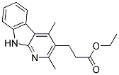 ETHYL-3-(2,4-DIMETHYL-9H-PYRIDO[2,3-B]INDOL-3YL)PROPANOATE Struktur