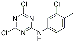 N2-(3-CHLORO-4-METHYLPHENYL)-4,6-DICHLORO-1,3,5-TRIAZIN-2-AMINE, TECH Struktur