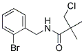 N1-(2-BROMOBENZYL)-3-CHLORO-2,2-DIMETHYLPROPANAMIDE, TECH Struktur