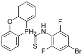 N-(4-BROMO-2,6-DIFLUOROPHENYL)OXO(DIPHENYL)PHOSPHORANECARBOTHIOAMIDE, TECH Struktur