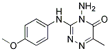 4-AMINO-3-(4-METHOXYANILINO)-6-METHYL-4,5-DIHYDRO-1,2,4-TRIAZIN-5-ONE, TECH Struktur