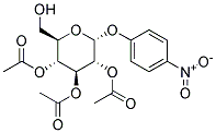 4-NITROPHENYL-2,3,4-TRI-O-ACETYL-A-D-GLUCOPYRANOSIDE Struktur