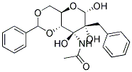 3-ACETAMIDO-2-BENZYL-4,6-O-BENZYLIDENE-ALPHA-D-GLUCOPYRANOSIDE TECH Struktur