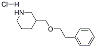 3-[(PHENETHYLOXY)METHYL]PIPERIDINEHYDROCHLORIDE Struktur