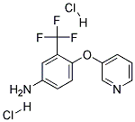 4-(3-PYRIDINYLOXY)-3-(TRIFLUOROMETHYL)ANILINEDIHYDROCHLORIDE Struktur