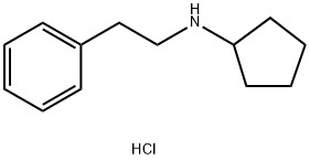 N-PHENETHYLCYCLOPENTANAMINE HYDROCHLORIDE Struktur