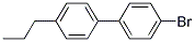 4-Propyl-4'-bromobiphenyl Struktur