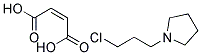 N-(3-Chloropropyl)pyrrolidine maleate salt Struktur