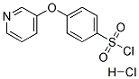 4-(Pyridin-3-yloxy)phenylsulphonyl chloride hydrochloride Struktur