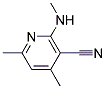 4,6-Dimethyl-2-(methylamino)nicotinonitrile Struktur