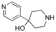 4-Hydroxy-4-pyridin-4-ylpiperidine Struktur