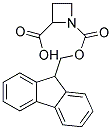 Fmoc-D-Azetidine-2-carboxylic acid Struktur