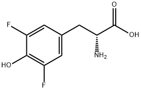 3,5-Difluoro-D-tyrosine Struktur