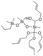 HYDROXY(TETRA(2-BUTYLENEOXY))PROPYLHEPTAMETHYLTRISILOXANE 90% Struktur