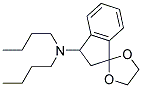 3-(N,N-DIBUTYLAMINO)-1,1-(ETHYLENEDIOXY)INDAN Struktur