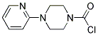 4-Pyridine-2-YlPiperazine-1-CarbonylChloride Struktur