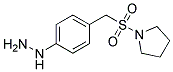 4-(1-Pyrrolidinylsulfonylmethyl) Phenylhydrazine Struktur