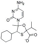 5-(4-Amino-2-Oxo-2h-Pyrimidin-1-Yl)-(1r,2s,5r)-2-Isopropyl-5-Methyl Cyclohexyl-1,3-Oxathiolane-2-Carboxylate Struktur