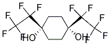 CIS-1,4-BIS(HYDROXY)-1,4-BIS(PENTA-FLUOROETHYL)-CYCLOHEXANE Struktur