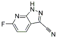 6-FLUORO-1H-PYRAZOLO[3,4-B]PYRIDINE-3-CARBONITRILE Structure